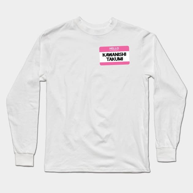 My Oshimen is Kawanishi Takumi Long Sleeve T-Shirt by Silvercrystal